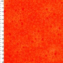 100% Cotton Orange Flutter Print Blender Fabric 44